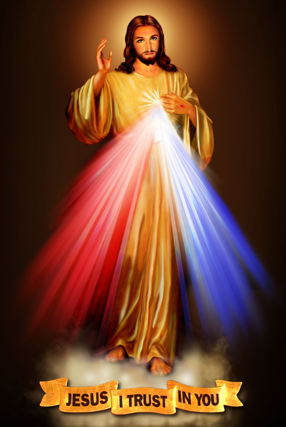 Divine mercy Jesus A4 posters