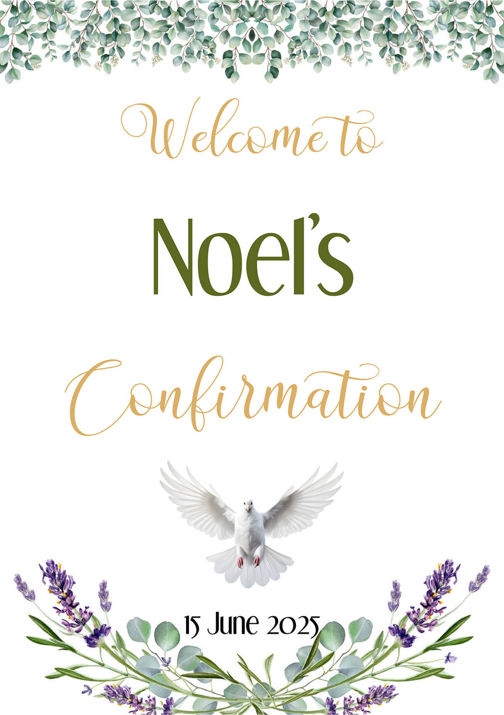 Customizable Welcome Poster – Perfect for Every Occasion!