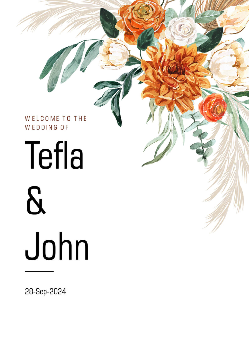Customizable Welcome Poster – Perfect for Every Occasion!